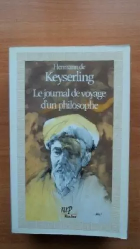 Couverture du produit · Journal de voyage d'un philosophe