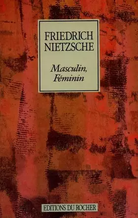 Couverture du produit · Masculin, féminin