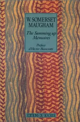 Couverture du produit · The summing up