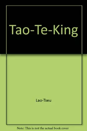 Couverture du produit · Tao te king