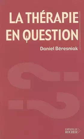 Couverture du produit · La thérapie en question