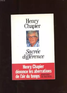Couverture du produit · Sacrée différence ou Les aberrations de l'air du temps