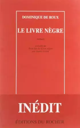 Couverture du produit · Le livre nègre
