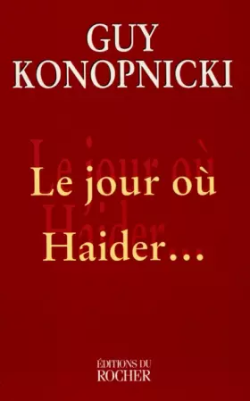 Couverture du produit · Le jour du haider