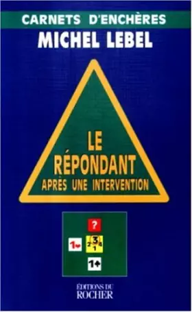 Couverture du produit · Le Répondant après une intervention