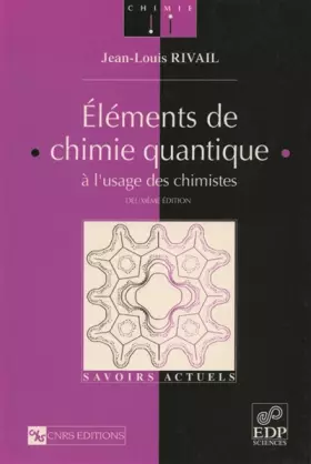 Couverture du produit · Eléments de chimie quantique à l'usage des chimistes