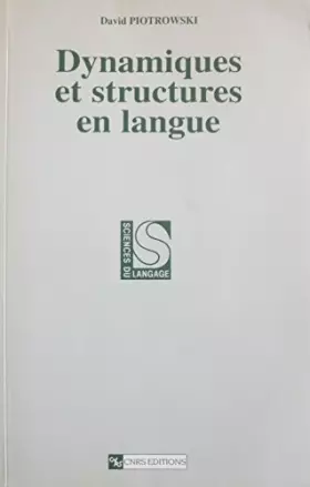 Couverture du produit · Dynamiques et structures en langue