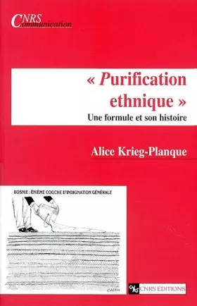 Couverture du produit · Purification ethnique : Une formule et son histoire