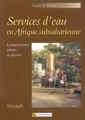 Couverture du produit · Services d'eau en Afrique subsaharienne