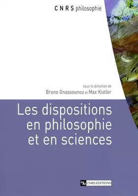Couverture du produit · Les dispositions en philosophie et en sciences