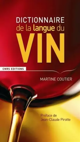 Couverture du produit · Le Dictionnaire de la langue du vin