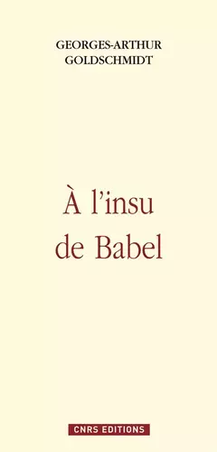 Couverture du produit · A l'insu de Babel
