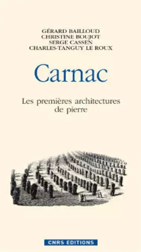 Couverture du produit · Carnac les premières architectures de pierre