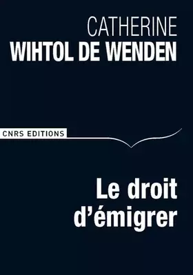 Couverture du produit · Le Droit d'émigrer