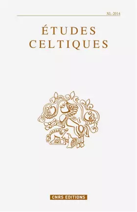 Couverture du produit · Etudes Celtiques 40
