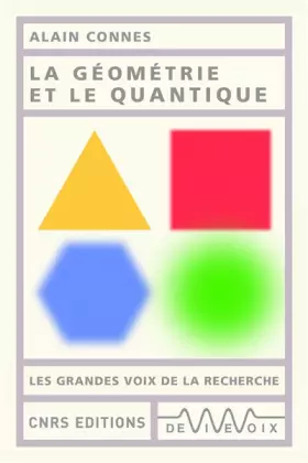 Couverture du produit · La géométrie et le quantique