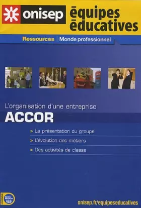 Couverture du produit · L'organisation d'une entreprise ACCOR