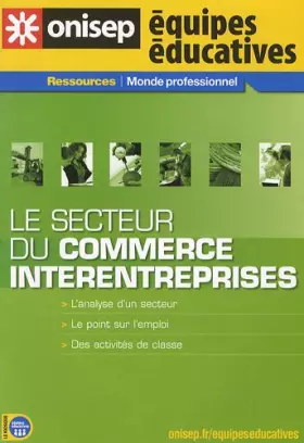 Couverture du produit · Le secteur du commerce interentreprises