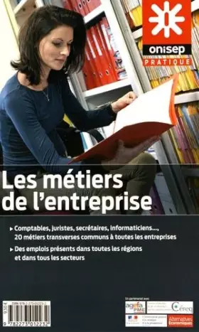 Couverture du produit · Les métiers de l'entreprise