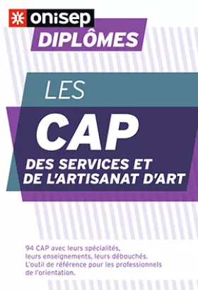 Couverture du produit · Les CAP des services et de l'artisanat d'art