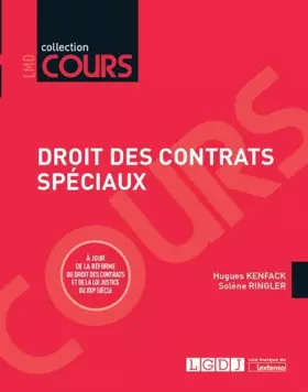 Couverture du produit · DROIT DES CONTRATS SPECIAUX