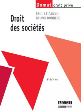 Couverture du produit · Droit des sociétés