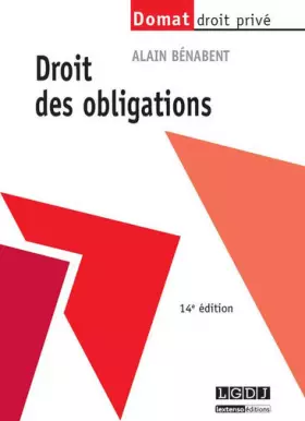 Couverture du produit · Droit des obligations, 14ème Ed.