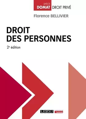 Couverture du produit · Droit des personnes