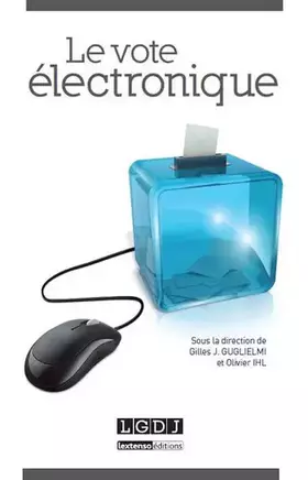 Couverture du produit · Le Vote électronique