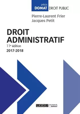 Couverture du produit · Droit administratif