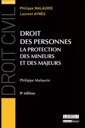Couverture du produit · Droit des personnes 8ème Ed.