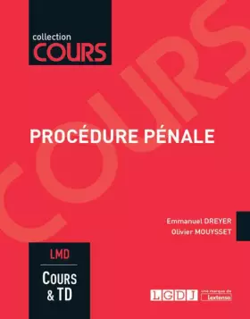 Couverture du produit · Procédure pénale