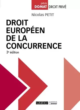 Couverture du produit · Droit européen de la concurrence (2020)