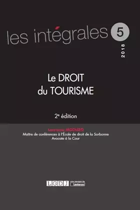 Couverture du produit · LE DROIT DU TOURISME - 2EME EDITION