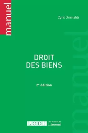 Couverture du produit · Droit des biens (2019)