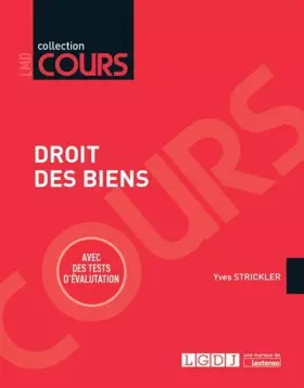 Couverture du produit · DROIT DES BIENS