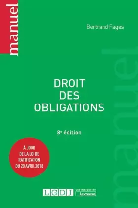 Couverture du produit · Droit des obligations