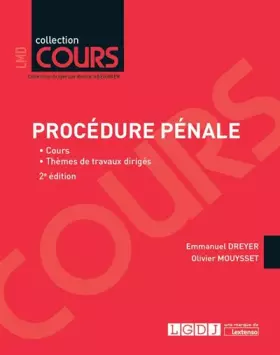 Couverture du produit · PROCEDURE PENALE - 2EME EDITION
