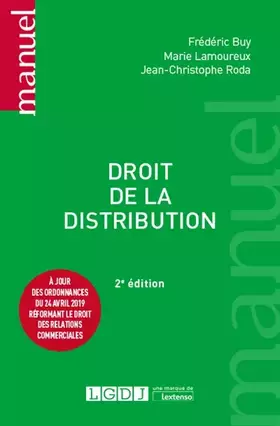 Couverture du produit · Droit de la distribution (2019)
