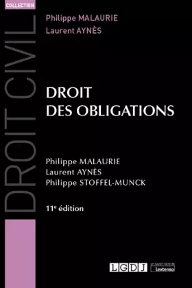 Couverture du produit · Droit des obligations (2020)