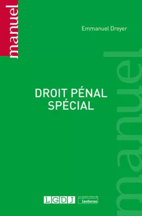 Couverture du produit · Droit pénal spécial (2020)