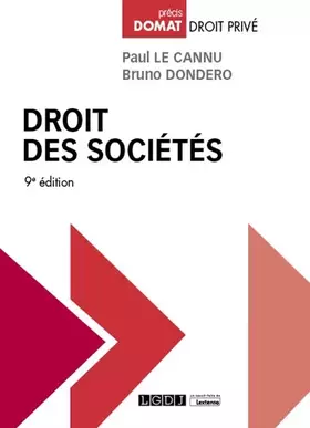 Couverture du produit · Droit des sociétés (2022)