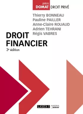 Couverture du produit · Droit financier (2021)