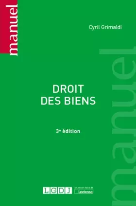 Couverture du produit · Droit des biens (2021)