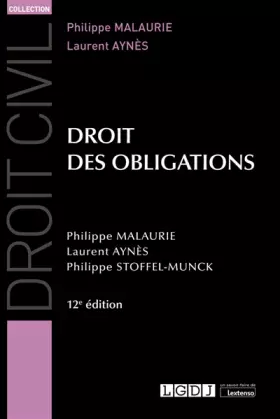 Couverture du produit · Droit des obligations (2022)
