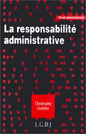 Couverture du produit · La responsabilité administrative