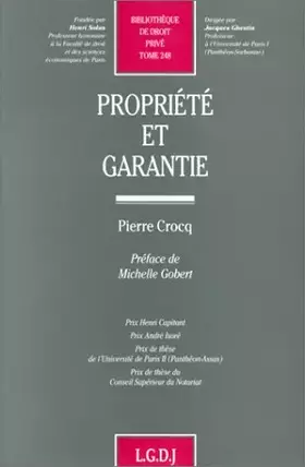 Couverture du produit · Propriété et garantie