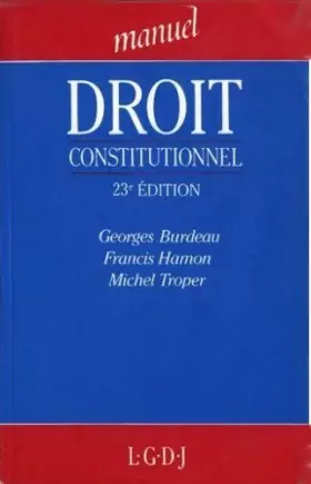 Couverture du produit · Droit constitutionnel