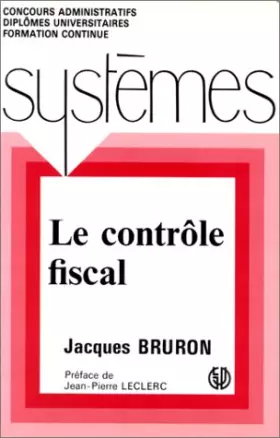 Couverture du produit · le contrôle fiscal