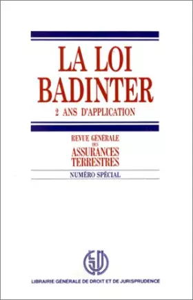 Couverture du produit · LA LOI BADINTER